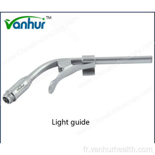 EN T Instruments de larnygoscopie Guide de lumière bouche-bâillon